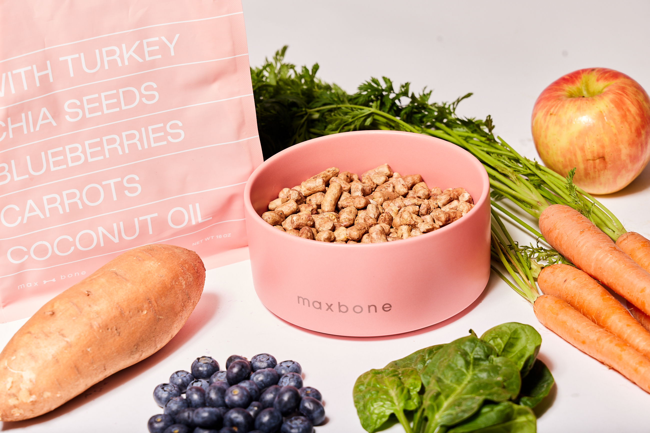 maxbone freeze-dried food in a bowl